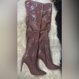 Steve Madden Pink Heeled Boots